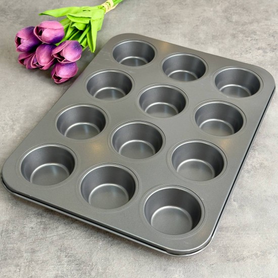 12 SIRA MUFFİN KEK KALIBI 12 SIRA MUFFİN KEK KALIBI