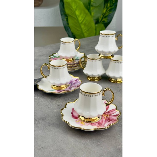 ACAR SOFIYA 6 LI KAHVE FİNCAN TAKIMI HXF-22-0208/8