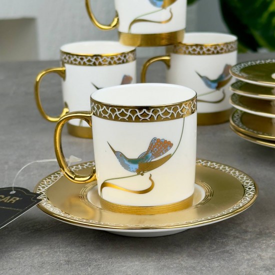 ACAR TULIP 6 LI KAHVE FİNCAN TAKIMI