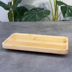 BAMBU AYAKLI DİKDÖRTGEN SUNUMLUK