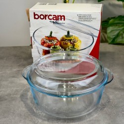 BORCAM KAPAKLI YUVARLAK TENCERE 