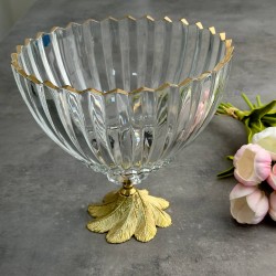 EFEGİLVALERA GOLD YALDIZLI BOL KASE 22*22*23CM