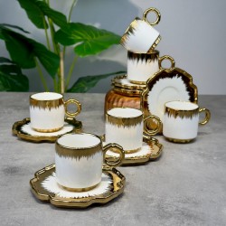 EVAX HOME AÇELYA YALDIZLI KAHVE FİNCAN TK.