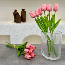 IVORY 6 LI DEKORATİF LALE KARMA RENK IVO-9015