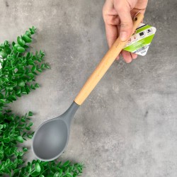 İVORY BAMBU SAPLI SİLİKON KAŞIK