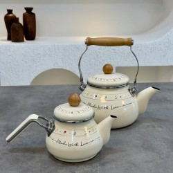 MADE WITH LOVE ALT ÜST EMAYE TOMBUL ÇAYDANLIK TK XAP-07709/6