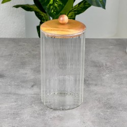 MİEN 1550ML AKASYA KAPAKLI LINE CAM KAVANOZ E/11 BOR-086