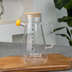 MİEN 1 L BAMBU KAPAKLI YAĞDANLIK GLA-012