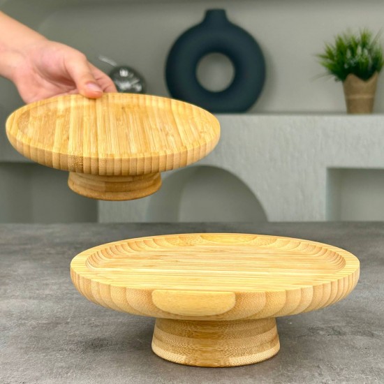 MİEN 20 CM BAMBU YUVARLAK SUNUMLUK MİEN 20 CM BAMBU YUVARLAK SUNUMLUK