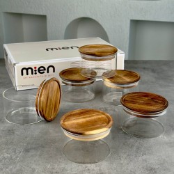 MİEN AKASYA KAPAKLI KAHVALTILIK SETİ R/5 BOR-017