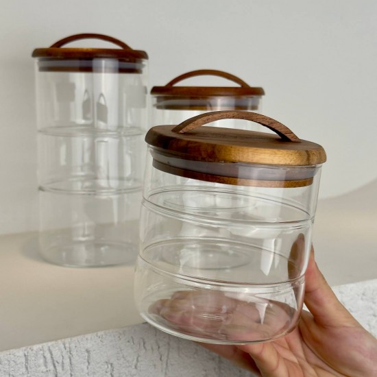 MİEN BOĞUM CAM KAVANOZ 600ML