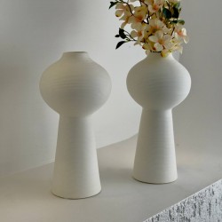 MİEN DEKORATİF SERAMİK VAZO 13*13*25CM