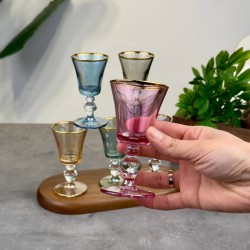 ÖCL RENKLİ KAHVE YANI SU BARDAĞI