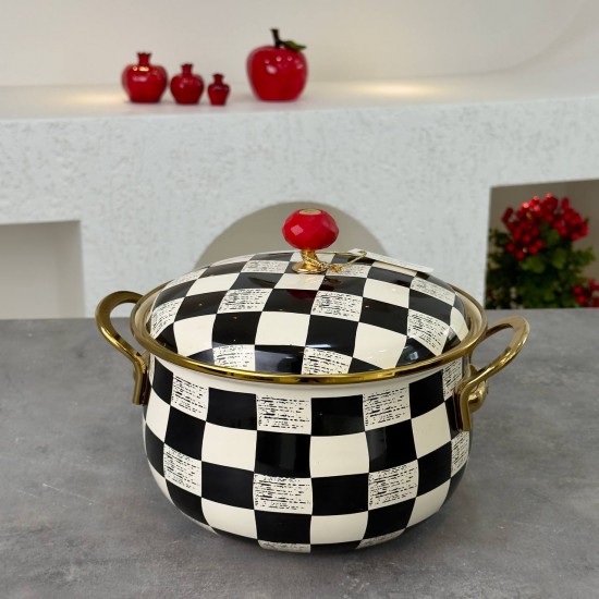 PAÇİ DAMA DESEN 18 CM GÜVEÇ TENCERE(ELİTECLAS) PAÇİ DAMA DESEN 18 CM GÜVEÇ TENCERE(ELİTECLAS)
