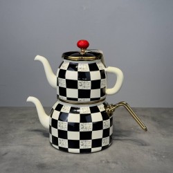 PAÇİ DAMA DESEN ÇAYDANLIK(KUĞU)