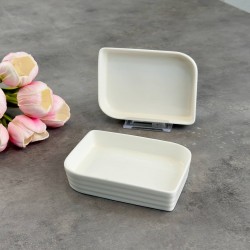 PAÇİ-LİLİAN BEYAZ 14 CM DİKDÖRTGEN SER