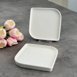 PAÇİ-LİLİAN BEYAZ 16 CM PASTA TABAĞI