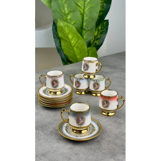 PAÇİ-MADONNA 6 LI KAHVE FİNCANI