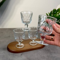 PAŞA BAHÇE 4 LÜ LEAFY KAHVE YANI BARDAK
