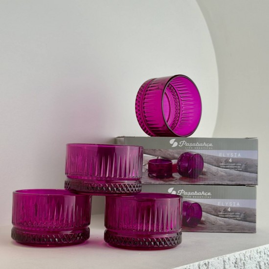 PAŞABAHÇE ELYSİA RENKLİ MİNİ KASE 4 LÜ