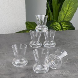 PAŞABAHÇE TARO 6 LI CRYSTALL EL İMALATI ÇAY BARDAĞI 