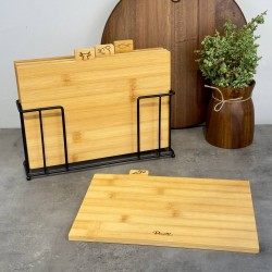 PEROTTİ RİNO 4'LÜ METAL STANDLI KESME TAHTASI