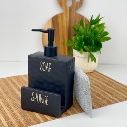 PEROTTİ SAPONE BLACK SÜNGERLİKLİ SABUNLUK