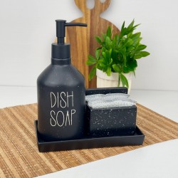 PEROTTİ SAPONE BLACK SÜNGERLİKLİ SABUNLUK
