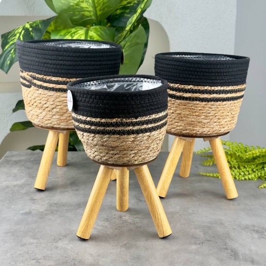 SEVER HOME AYAKLI HASIR SAKSI SEPETİ S SVR-CX26576