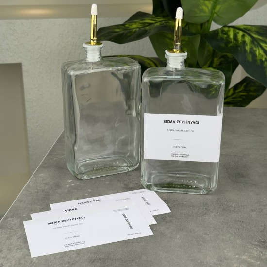 TOHANA CAM KİTAP YAĞLIK 750ML ALTIN