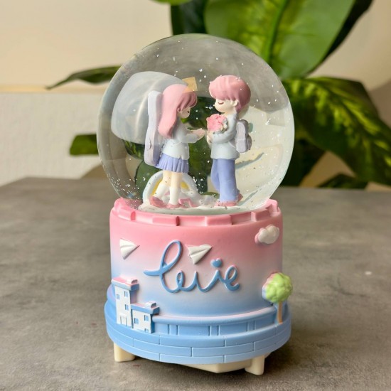 TOHANA CAM SULU KÜRE MEGA IŞIKLI KAR PÜSKÜRTMELİ