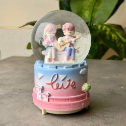 TOHANA CAM SULU KÜRE MEGA IŞIKLI KAR PÜSKÜRTMELİ