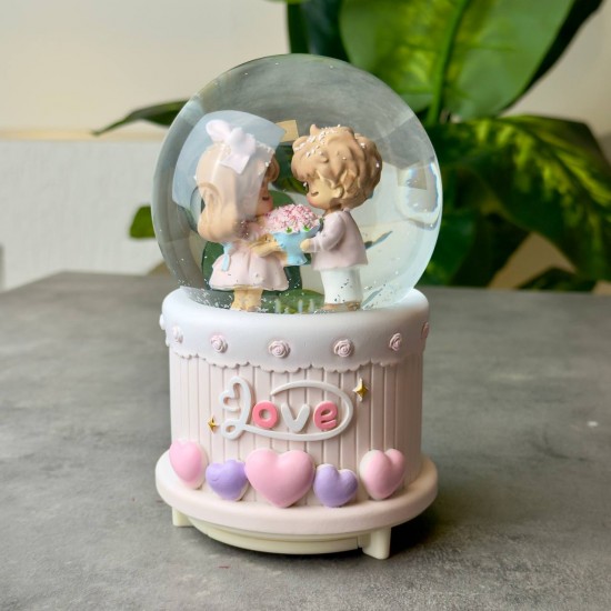 TOHANA CAM SULU KÜRE MEGA IŞIKLI KAR PÜSKÜRTMELİ