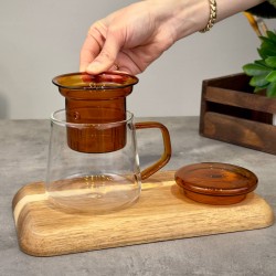 TOHANA CAM SÜZGEÇLİ KUPA 