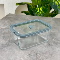 TOHANA SİLİKON-CAM KAPAKLI SAKLAMA KABI 1400ML