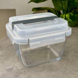 TOHANA TUTACAK KAPAKLI CAM SAKLAMA KABI 2,5LT