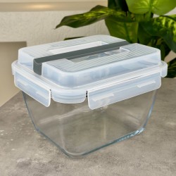 TOHANA TUTACAK KAPAKLI CAM SAKLAMA KABI 3,9LT