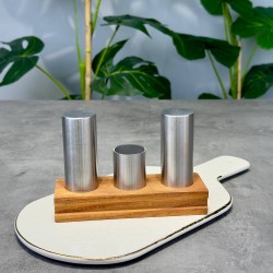 VARAN AHŞAP TABAKLI TUZLUK SET